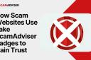 Wie zwielichtige Websites mit gefälschten ScamAdviser-Logos in die Irre führen