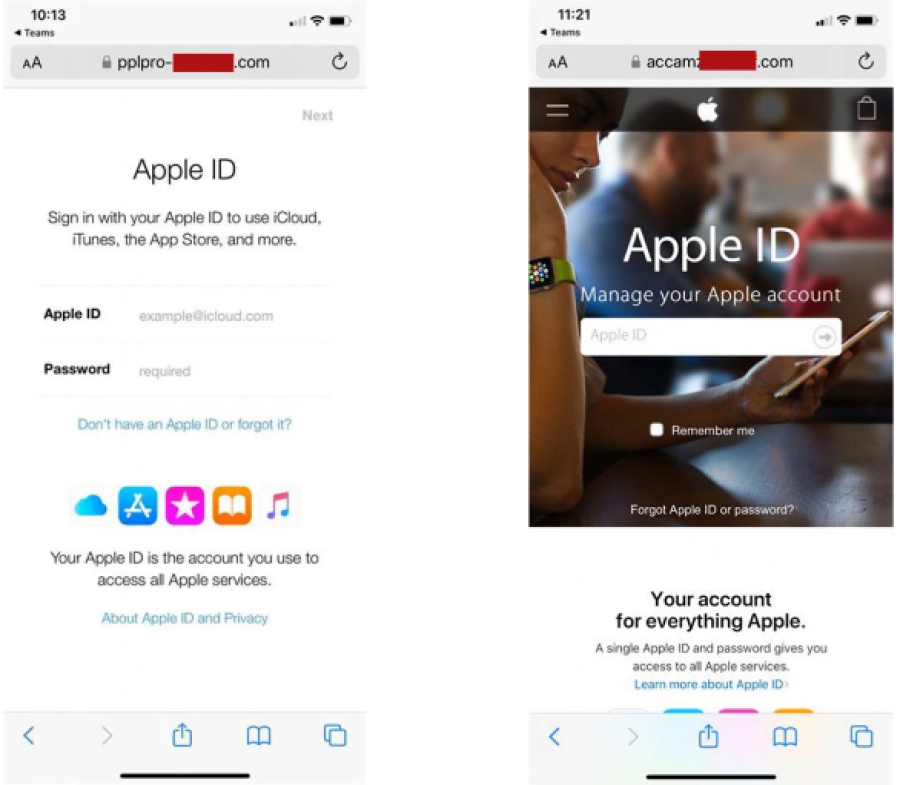 Apple ID Phishing Scams Code / Password Reset Email & Fake Security