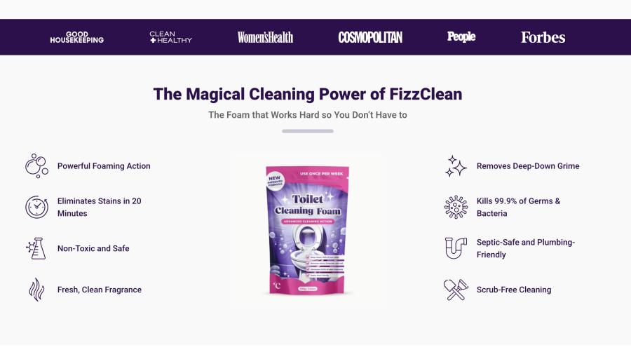 FizzClean Review: Scam or Legit? | FizzClean Foam Clean Toilet?