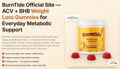 BurnTide Supplement Review: Does BurnTide Really S...