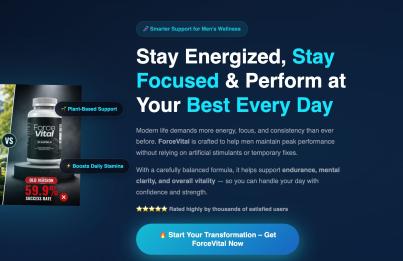 ForceVital Review: Is Force Vital Supplement Legit...