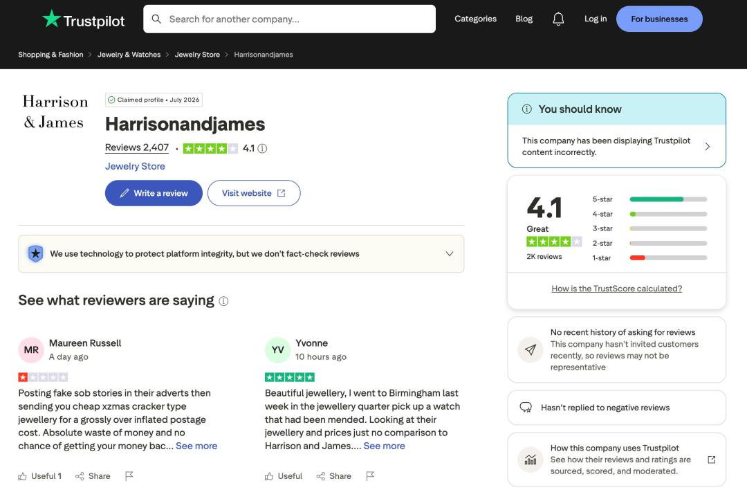 screenshot-from-harrisonandjames-trustpilot-profile-showing-alert-message-from-trustpilot-for-it-and-no-response-to-negative--ba011.jpg