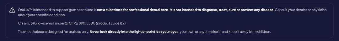 screenshot-from-oralux-gumrevive-sales-page-showing-its-disclaimer-at-the-bottom-of-its-page-39045.jpg