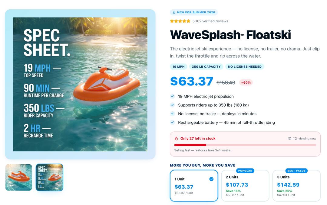 screenshot-from-the-website-selling-wavesplash-floatski-to-show-the-product-images-product-pricing-and-promotional-claims-f4ceb.jpg
