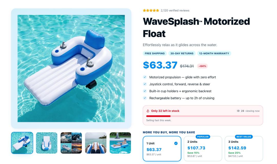 screenshot-from-the-website-selling-wavesplash-motorized-float-to-show-the-product-images-product-pricing-and-promotional-cla-c3383.jpg