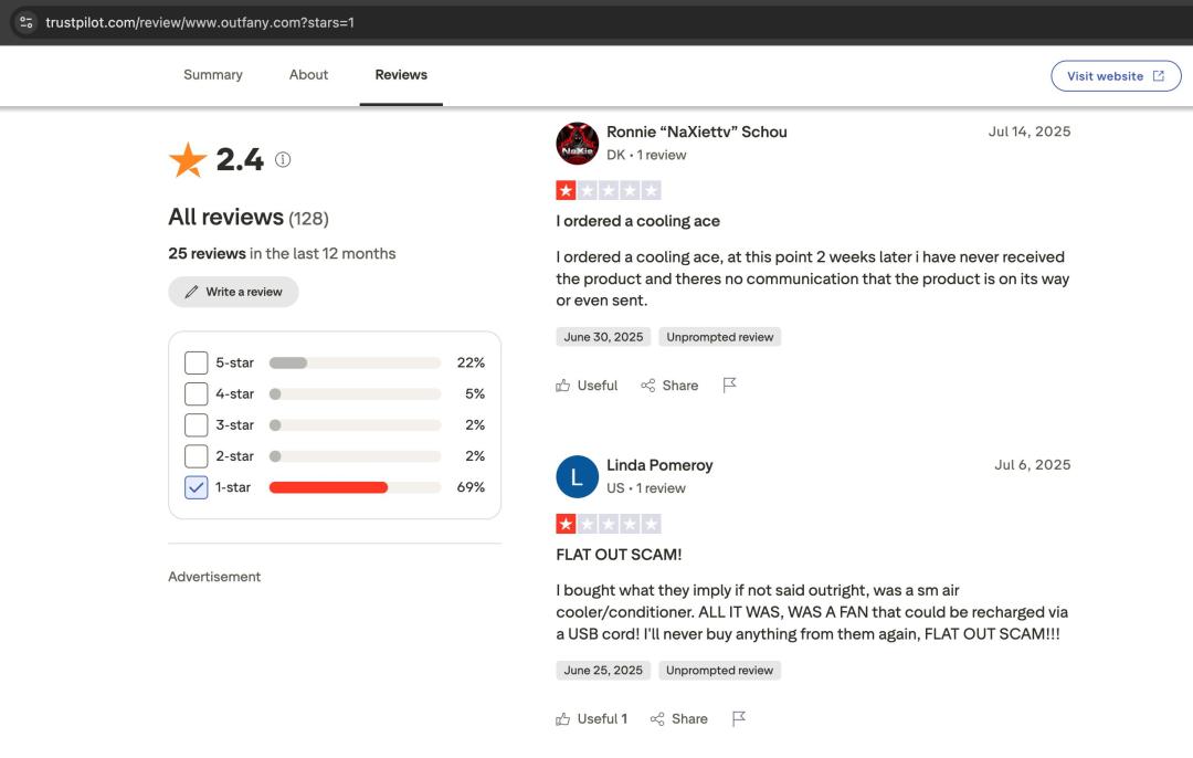 screenshot-from-trustpilot-showing-user-complaints-about-outfany-cooling-ace-which-is-a-product-similar-to-the-solyball-cooli-8a90d.jpg