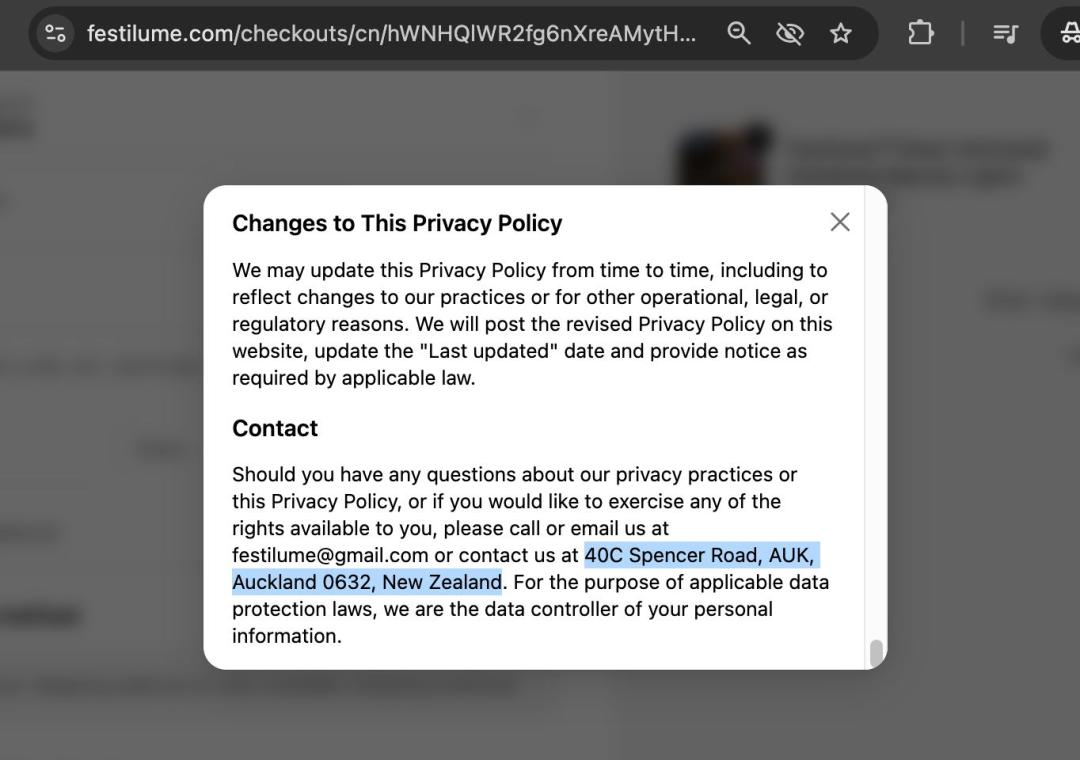 screenshot-of-festilume-website-showing-its-contact-details-as-provided-on-its-privacy-policy-page-linked-at-checkout-page-736a8.jpg