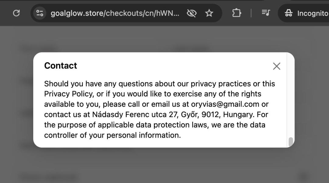 screenshot-of-goalglow-website-showing-its-contact-details-provided-on-privacy-policy-page-linked-at-checkout-page-53c5e.jpg