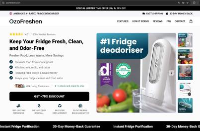 OzoFreshen Fridge Deodorizer Scam or Legit? OzoFre...