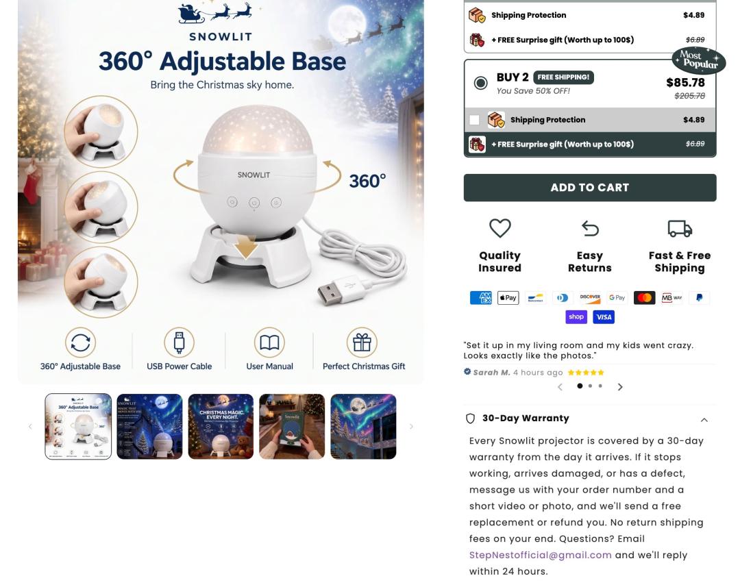screenshot-of-snowlit-christmas-light-projector-website-showing-its-easy-returns-badge-and-30-day-warranty-claims-96dde.jpg