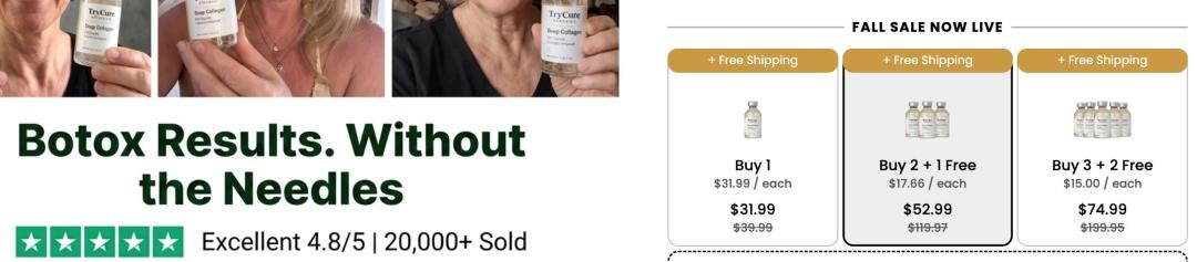 screenshot-of-trycure-korean-silk-peptide-botox-serum-sales-page-to-show-its-claims-and-comparison-with-botox-5880b.jpg